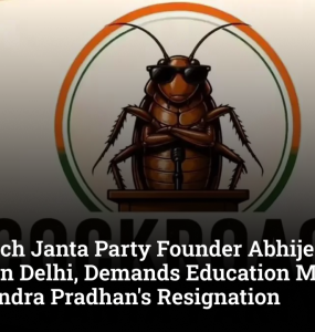 Cockroach Janta Party Founder Abhijeet Dipke To Protest in Delhi, Demands Education Minister Dharmendra Pradhan's Resignation