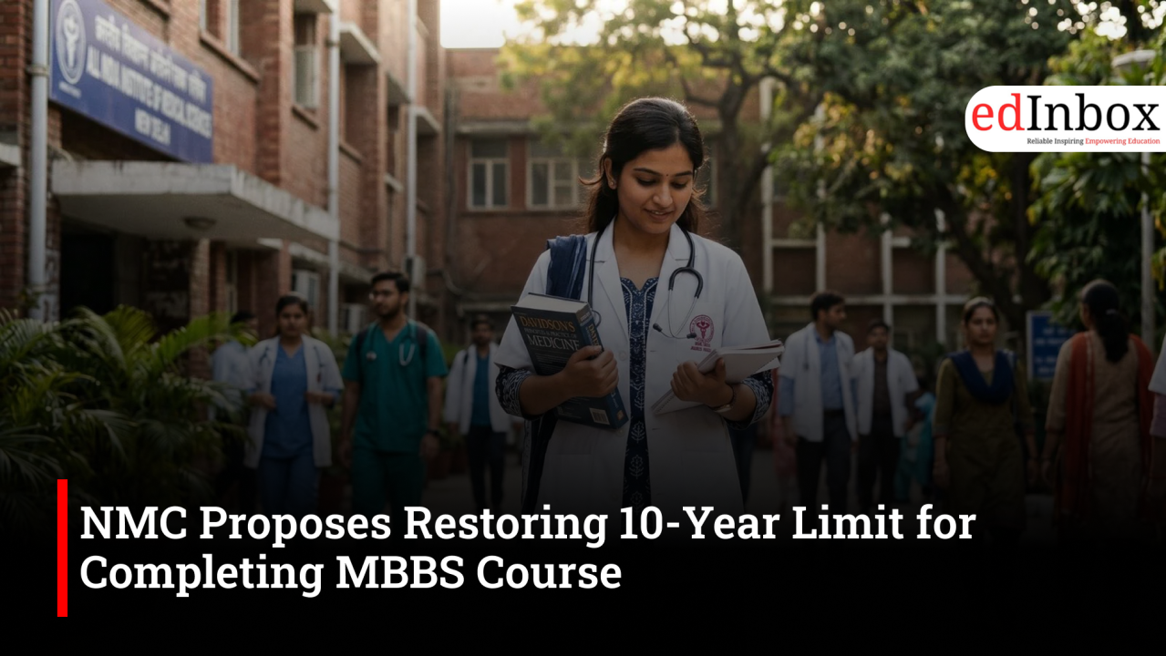 NMC Proposes Restoring 10-Year Limit for Completing MBBS Course