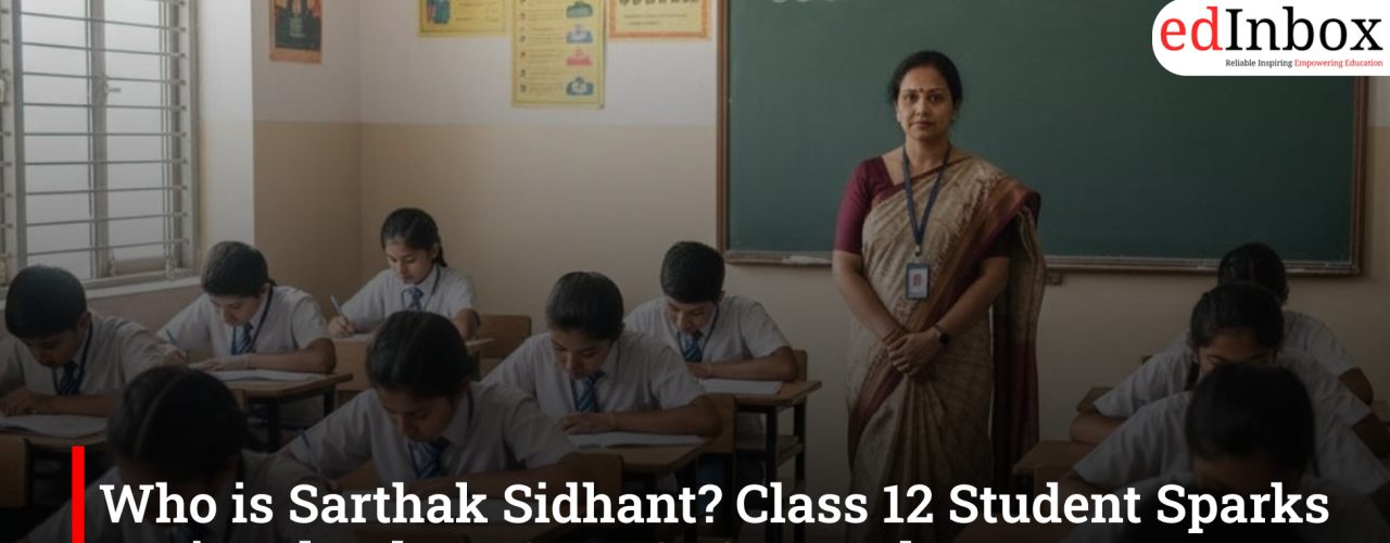 Who is Sarthak Sidhant? Class 12 Student Sparks National Debate Over CBSE Tender Process