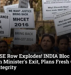 NEET-CBSE Row Explodes! INDIA Bloc Demands Education Minister's Exit, Plans Fresh Offensive on Poll Integrity