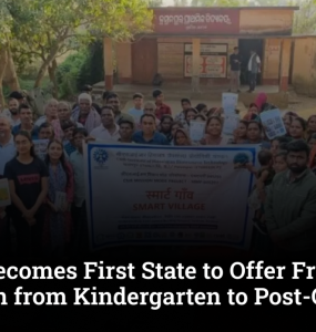 Odisha Becomes First State to Offer Free Education from Kindergarten to Post-Graduation