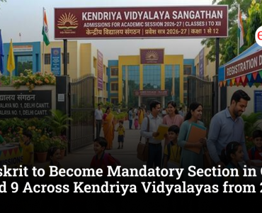 Sanskrit to Become Mandatory Section in Classes 6 and 9 Across Kendriya Vidyalayas from 2026