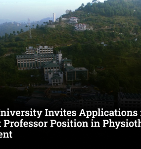 Shimla University Invites Applications for Assistant Professor Position in Physiotherapy Department