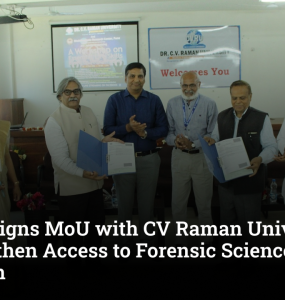 AIFSET Signs MoU with CV Raman University to Strengthen Access to Forensic Science Education