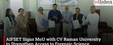 AIFSET Signs MoU with CV Raman University to Strengthen Access to Forensic Science Education