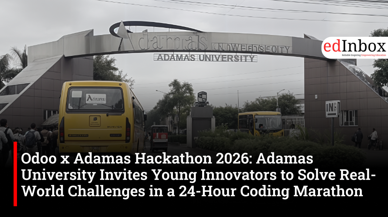 Odoo x Adamas Hackathon 2026: Adamas University Invites Young Innovators to Solve Real-World Challenges in a 24-Hour Coding Marathon
