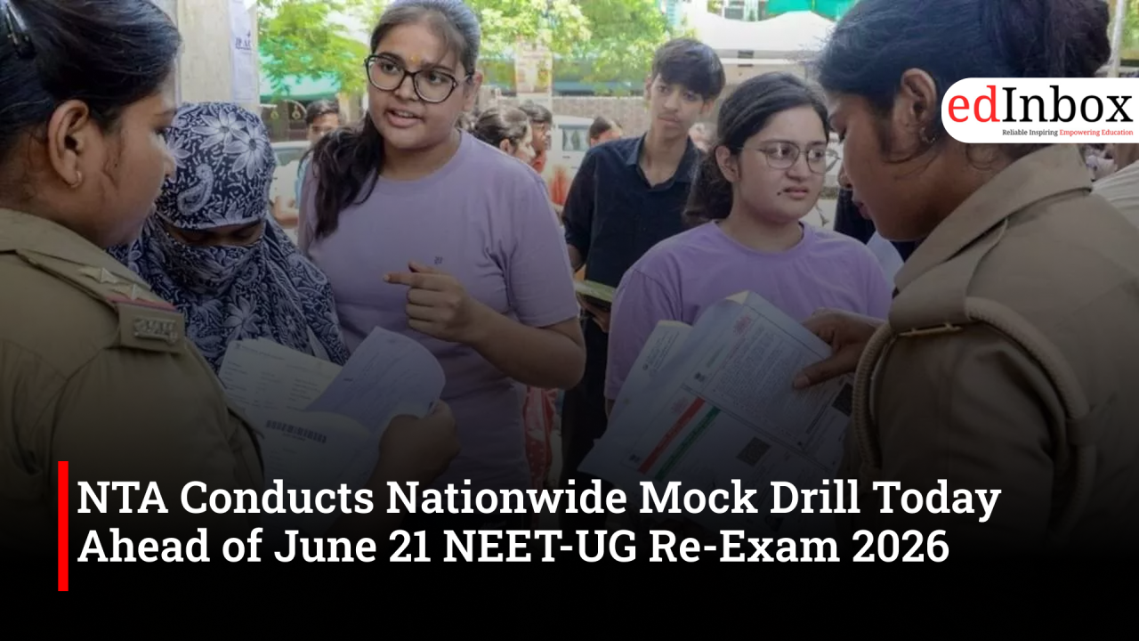 NTA Conducts Nationwide Mock Drill Today Ahead of June 21 NEET-UG Re-Exam 2026