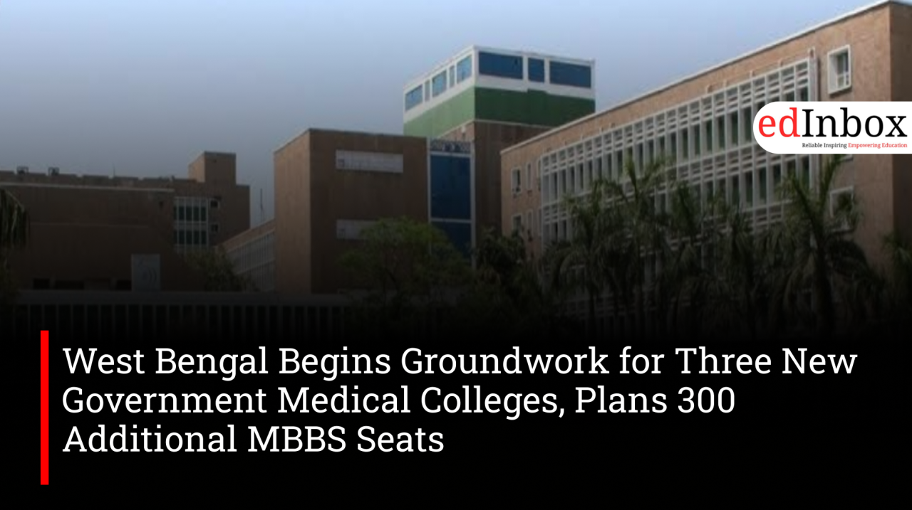 West Bengal Begins Groundwork for Three New Government Medical Colleges, Plans 300 Additional MBBS Seats