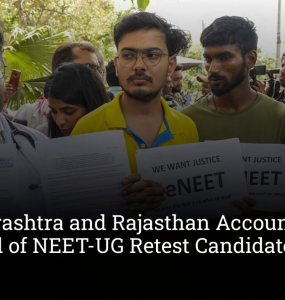 UP, Maharashtra and Rajasthan Account for Over One-Third of NEET-UG Retest Candidates