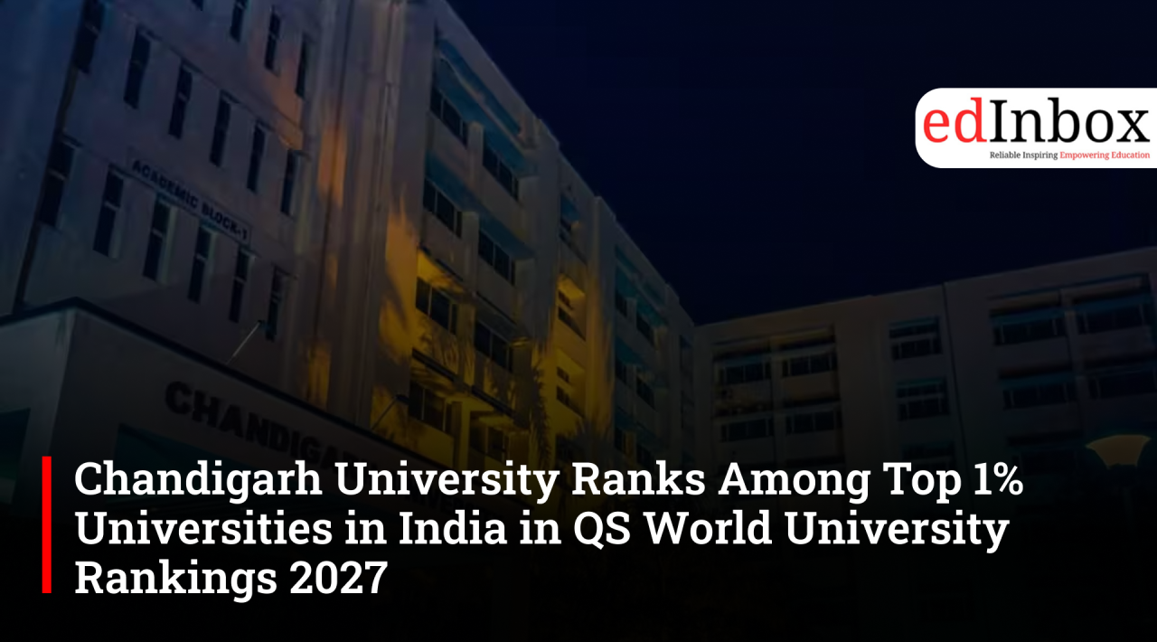 Chandigarh University Ranks Among Top 1% Universities in India in QS World University Rankings 2027
