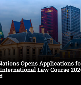 United Nations Opens Applications for Fully Funded International Law Course 2026 in Thailand