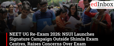 NEET UG Re-Exam 2026: NSUI Launches Signature Campaign Outside Shimla Exam Centres, Raises Concerns Over Exam Transparency