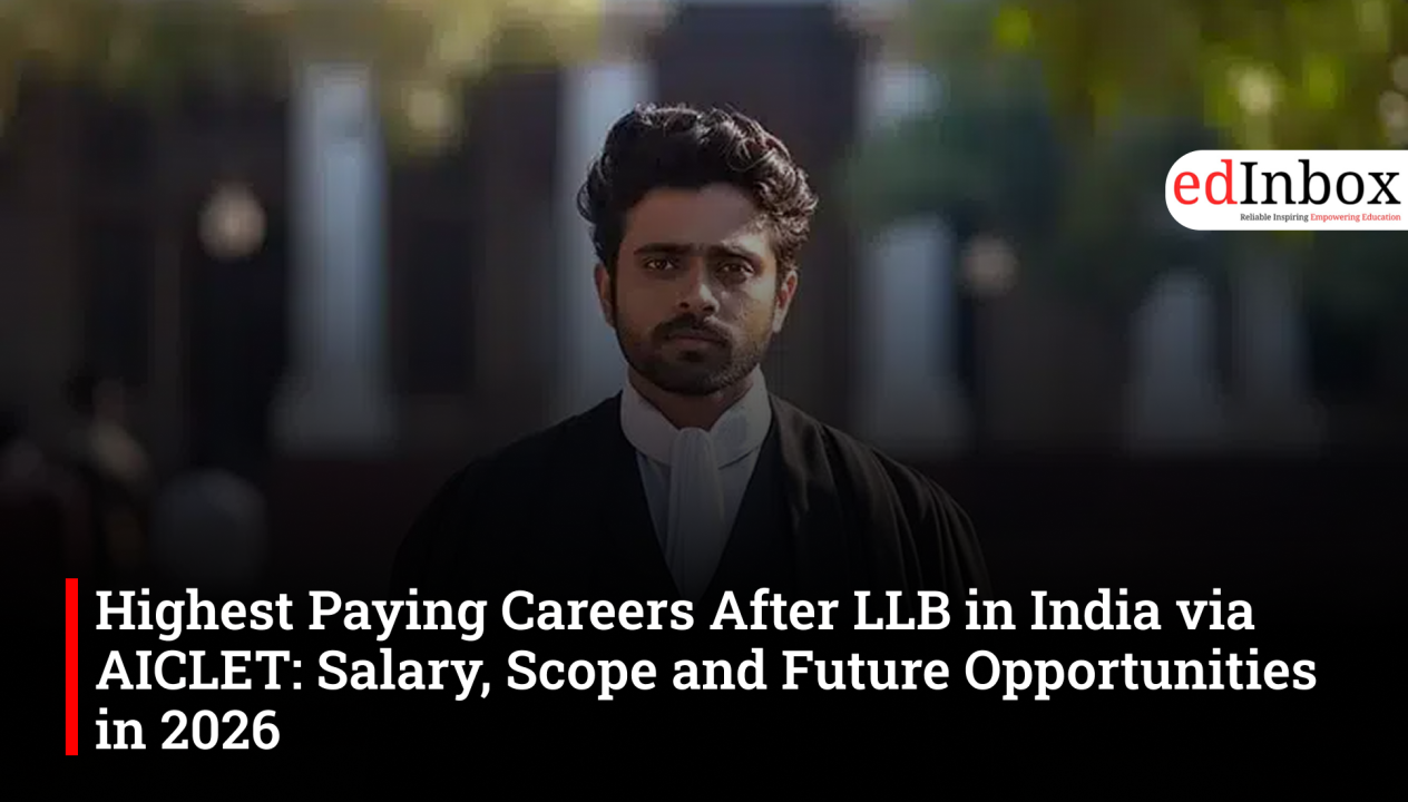 Highest Paying Careers After LLB in India via AICLET: Salary, Scope and Future Opportunities in 2026