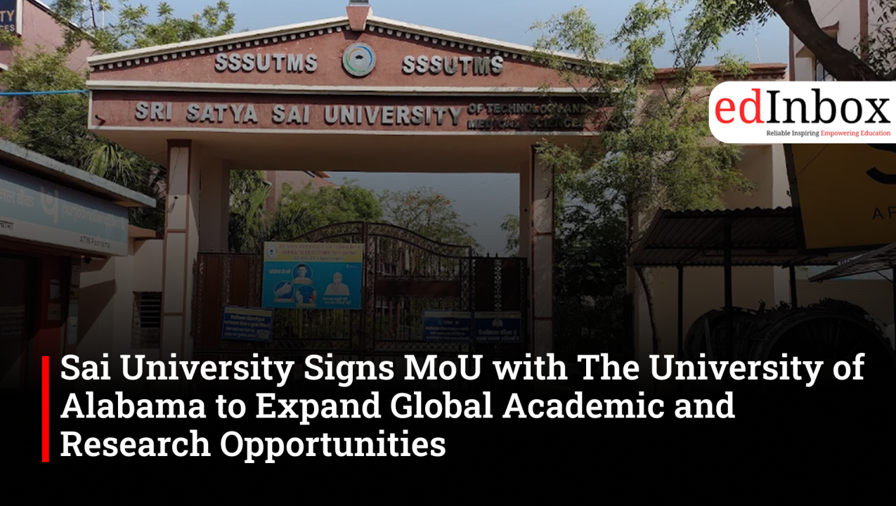 Sai University Signs MoU with The University of Alabama to Expand Global Academic and Research Opportunities