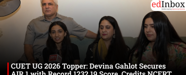 CUET UG 2026 Topper: Devina Gahlot Secures AIR 1 with Record 1232.19 Score, Credits NCERT and Consistency