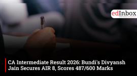 CA Intermediate Result 2026: Bundi's Divyansh Jain Secures AIR 8, Scores 487/600 Marks