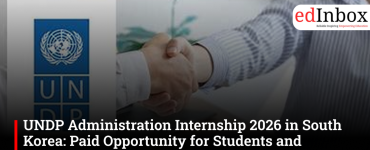 UNDP Administration Internship 2026 in South Korea: Paid Opportunity for Students and Graduates, Applications Open