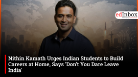 Nithin Kamath Urges Indian Students to Build Careers at Home, Says 'Don't You Dare Leave India'