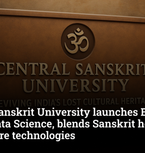 Central Sanskrit University launches B.Tech in AI and Data Science, blends Sanskrit heritage with future technologies