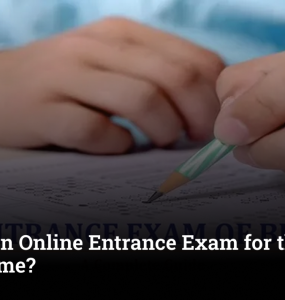 Is there an Online Entrance Exam for the BBA Programme?