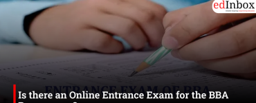 Is there an Online Entrance Exam for the BBA Programme?