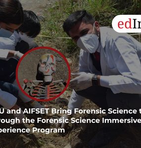 VGU and AIFSET Bring Forensic Science to Life Through the Forensic Science Immersive Experience Program
