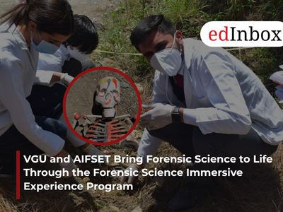 VGU and AIFSET Bring Forensic Science to Life Through the Forensic Science Immersive Experience Program