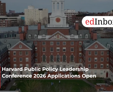 Harvard Public Policy Leadership Conference 2026 Applications Open