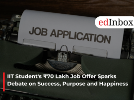 IIT Student's ₹70 Lakh Job Offer Sparks Debate on Success, Purpose and Happiness