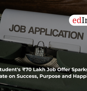 IIT Student's ₹70 Lakh Job Offer Sparks Debate on Success, Purpose and Happiness