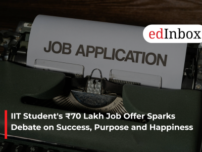 IIT Student's ₹70 Lakh Job Offer Sparks Debate on Success, Purpose and Happiness