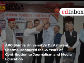 APG Shimla University's Dr Ashwani Sharma Honoured for 35 Years of Contribution to Journalism and Media Education