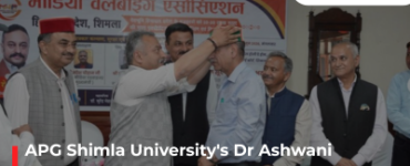 APG Shimla University's Dr Ashwani Sharma Honoured for 35 Years of Contribution to Journalism and Media Education
