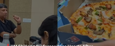 IIM Shillong Professor Wins Hearts After Treating Students to Pizza During Sunday Class