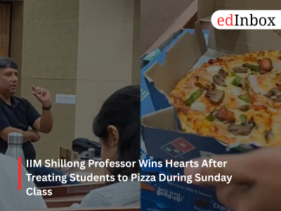 IIM Shillong Professor Wins Hearts After Treating Students to Pizza During Sunday Class