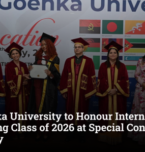 GD Goenka University to Honour International Graduating Class of 2026 at Special Convocation Ceremony