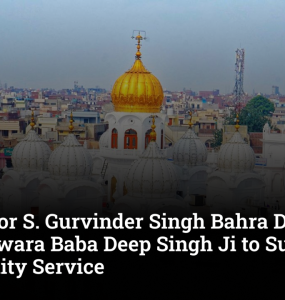 Chancellor S. Gurvinder Singh Bahra Donates Bus to Gurudwara Baba Deep Singh Ji to Support Community Service 