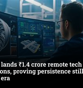 A software engineer with six years of experience secured a remote job offering a ₹1.4 crore base salary after facing more than 25 rejections. Here's how persistence and AI-ready skills helped secure the high-paying role.