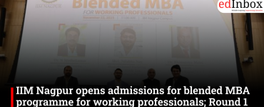 IIM Nagpur opens admissions for blended MBA program for working professionals; Round 1 application close July 12