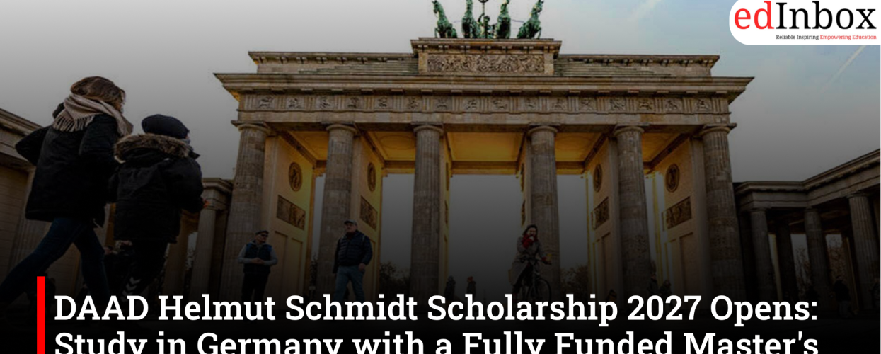 DAAD Helmut Schmidt Scholarship 2027 Opens: Study in Germany with a Fully Funded Master's Scholarship