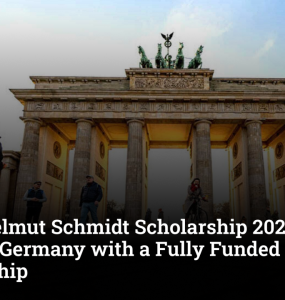 DAAD Helmut Schmidt Scholarship 2027 Opens: Study in Germany with a Fully Funded Master's Scholarship