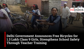 Delhi Government Announces Free Bicycles for 1.3 Lakh Class 9 Girls, Strengthens School Safety Through Teacher Training