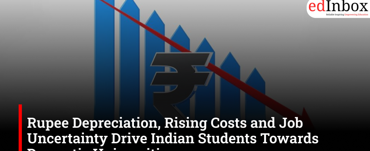 Rupee Depreciation, Rising Costs and Job Uncertainty Drive Indian Students Towards Domestic Universities