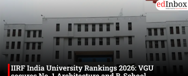 IIRF India University Rankings 2026: VGU secures No. 1 Architecture and B-School rankings in Rajasthan 