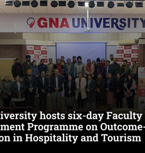 GNA University hosts six-day Faculty Development Programme on Outcome-Based Education in Hospitality and Tourism