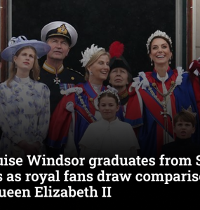 Lady Louise Windsor graduates from St Andrews as royal fans draw comparisons with young Queen Elizabeth II