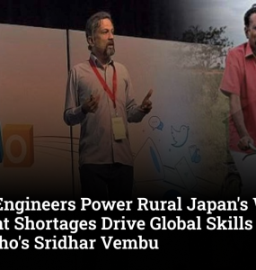 Indian Engineers Power Rural Japan's Workforce as Talent Shortages Drive Global Skills Mobility, Says Zoho's Sridhar Vembu