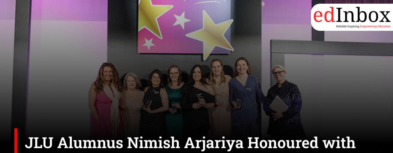 JLU Alumnus Nimish Arjariya Honoured with 'Rising Star 2026' Award at Gavel Glory Awards