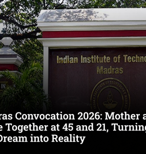 IIT Madras Convocation 2026: Mother and Son Graduate Together at 45 and 21, Turning a Family Dream into Reality