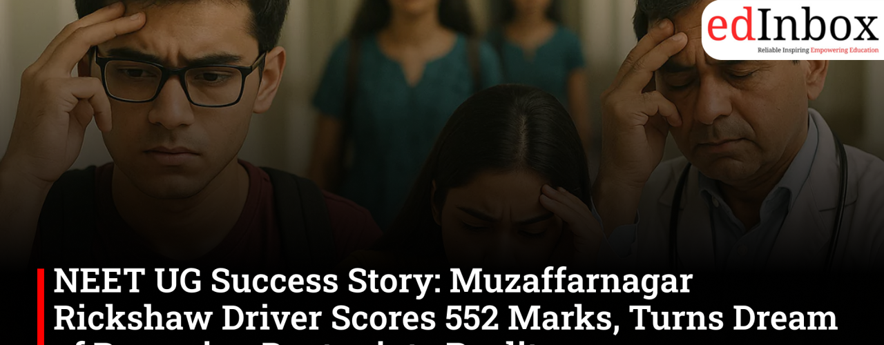 NEET UG Success Story: Muzaffarnagar Rickshaw Driver Scores 552 Marks, Turns Dream of Becoming Doctor into Reality